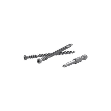 Fastenmaster Fastenmaster 5000253 TrapEase 2.5 in. Torx TTAP Star Head Zinc Carbon Steel Composite Deck Screws; Tiki Torch - 350 Per Box 5000253